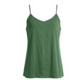 thumbnail image 4 of Xijirk V Neck Loose Camisole with Lightweight Breathable Material for Summer Layering and Casual Daily Matching Outfits,Green,S, 4 of 4
