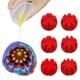 thumbnail image 3 of Colador Flores Btafrte para Pintura Fluida DIY 6 Uds. Rojo, 3 of 9