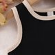 thumbnail image 5 of Conjuntos de camiseta sin mangas de cuello redondo para niños, chaleco sin mangas de color sólido de verano y pantalones largos, conjunto de dos piezas para niñas, top de poliéster, 5 of 5
