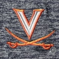 thumbnail image 4 of Men's Colosseum Heather Navy Virginia Cavaliers Down Swing Raglan Team Polo, 4 of 4