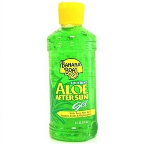 banana boat aloe after sun gel 8 ounce (235ml) (2 pack)