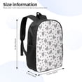 thumbnail image 2 of Uemuo Funny Chicken Printed Durable 17-inch Student Backpack - Lightweight, Waterproof, Adjustable Straps, Ideal for School, Work, Travel, 2 of 5