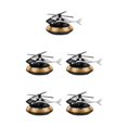 thumbnail image 3 of mmirethe Solar Powered Car Air Freshener Creative Diffuser Small Car for Car Interior Golden 10.4x8cm 5Set, 3 of 6