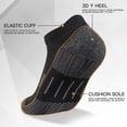 thumbnail image 5 of FQY Mens Athletic Ankle Socks Moisture Wicking Cushion Running Low Cut Sock 6 Pack, 5 of 8