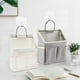 thumbnail image 1 of Lienzo organizador de armario colgante | Estantería para guardar objetos pequeños | Almacenamiento colgante blanco gris para armarios | Organizador compacto con compartimentos | 1 pieza, 1 of 6