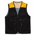 thumbnail image 2 of DYTTDG Women's Workwear Cargo Sleeveless Jacket Plus Size Solid Color V-Neck Zipper Top with Pocket on Clearance, 2 of 3