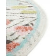 thumbnail image 4 of Unique Loom Whimsy Kids Collection Area Rug - Wildflowers (3' 3" x 5' 3" Oval Ivory/Light Blue), 4 of 9