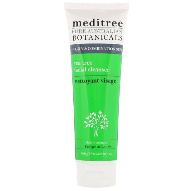 Meditree Pure Australian Botanicals, Tea Tree Facial Cleanser, For Oily & Combination Skin, 3.5 oz (100 g) -
