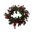 thumbnail image 2 of Anillo de vela navideño Macarena decoración del hogar corona de Navidad Estilo G, 2 of 8