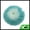 Blackish Green, variant on Unique Bargains 1pc Flower Bath Shower Loofah Sponge Pink