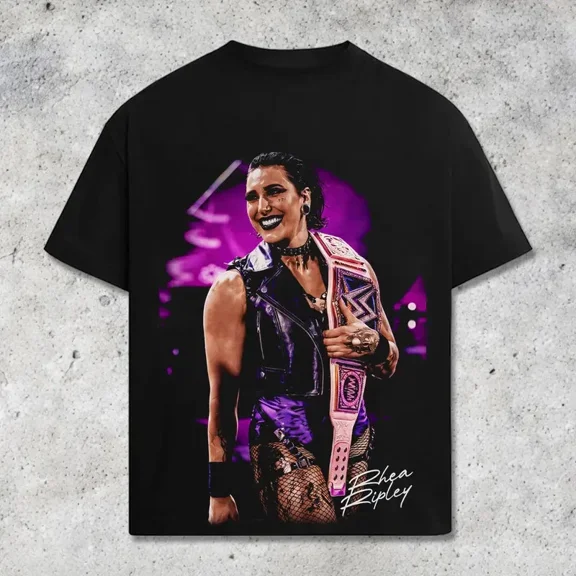 Rhea Ripley WWE Women Champion Graphic T-Shirt