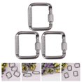 thumbnail image 2 of 3PCS Square Thread Outdoor Silver Climbing Kettle Buckle Camping Buckle, 2 of 3