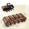 thumbnail image 7 of Wine Racks Countertop Bottle Holder- 2 Tier 8 Bottle Wood Wine Storage Racks Small Wine Rack Organizer Rustic Wine Rack, 7 of 7