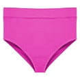 thumbnail image 1 of AherBiu Womens Underwear High Waisted Seamless Stretch Briefs High Cut Ribbed Full Coverage Ladies Panties, 1 of 2