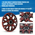 thumbnail image 2 of 4Pcs/Set Wheel Rims Cover,16" Universal Hubcap Compatible with Steel Wheel Rims Cover,Snap on Installation with Retention Rings,Red Lacquer & Black Lacquer, 2 of 8