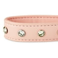thumbnail image 4 of Vibrant Life Polyester Rhinestone Dog Collar, Medium, Pink, 4 of 10