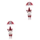 thumbnail image 4 of Cateissary Adornos navideños Fiesta Colgante Muñeca Decoración de pared Vacaciones Granja Festival Inauguración de la casa Arte Decorativo para el hogar Rojo 2piezas Cateissary CBP185000, 4 of 6
