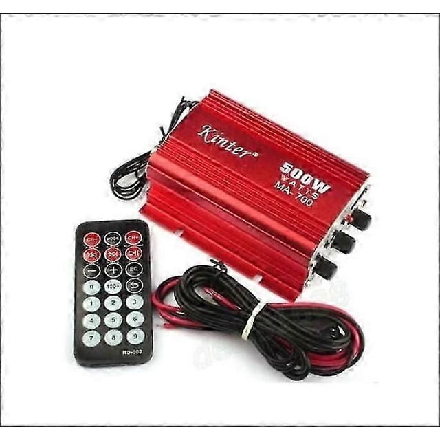 Dc12v 500w Kinter Ma-700 Mini Fm Radio Tf Card Power Amplifier With Remote Control