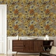 thumbnail image 3 of Caltero Yellow Daisy Floral Peel and Stick Vinyl Wallpaper, 17.71" x 394", 3 of 9