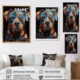 thumbnail image 4 of Designart "Bold Boxer I" Animals Dog Floater Framed Wall Art Prints, 4 of 5