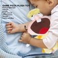 thumbnail image 4 of Juguete de peluche de pizza ANGGREK Juguete suave de la felpa 28 x 27,5 cm, 4 of 8