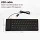 thumbnail image 5 of Teclado suave de 85 teclas, teclado plegable de silicona, teclado enrollable resistente al agua con cable USB para PC, Notebook y portátil Adepaton 2033469-2, 5 of 9