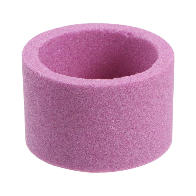 Esmeriladora Rueda 2 Pulgadas 80 Granos Aluminio Óxido Copa Abrasivas Ruedas, Cromo Corindón para Endurecido Acero, Rectificador Máquina, Rojo