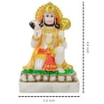 thumbnail image 3 of IBA Indianbeautifulart&nbsp;Lord Hanuman Statue Hindu God Figurine&nbsp;Monkey&nbsp;God Auspicious Hindu God Idol For Home/ Office/ Temple-W8, 3 of 7
