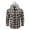 Q7-Navy, variant on Havenx Flannel Plaid Hoodie Shirt for Men Long Sleeve Button Down Hooded Shirts with Chest Pockets Drawstring Hoodies Stylish Lightweight Fall Winter Loose Fit Clothes