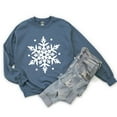 thumbnail image 3 of White Snowflake - Sweatshirt, 3 of 8
