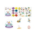 thumbnail image 2 of Guozer Easter Window Stickers Easter Decals Easter Window Clings for Glass Windows, Nursery, Boys and Girls Room Decor, Spring Window Easter Egg Bunny Wall Decals Peel and Stick, 2 of 6