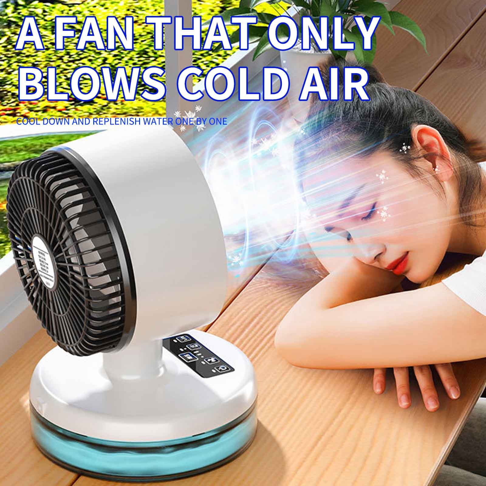 Yrtoes Fans that Blow Cold Air Circulation Folding Cold Fan, Household