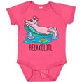 thumbnail image 3 of Inktastic Relaxolotl- Cute Axolotl on Summer Vacation Boys or Girls Baby Bodysuit, 3 of 5