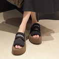 thumbnail image 7 of Wensltd Women Fall Winter Slippers Open Toe Fleece-Lined Fashion Casual Comfort Slippers Lightweight, 7 of 7
