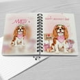 thumbnail image 4 of Happy Mother's Day Cavalier King Charles Spaniel Love Dog Mom Heart Flower Spiral Bound Journal Dog Lover Gifts 5x7in Spiral Notebook - 12004, 4 of 5