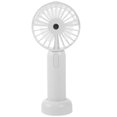 thumbnail image 4 of WHAMVOX White Mini Portable Pocket Fan with USB Rechargeable Spray Mist Function, Lightweight Handheld Fan for Travel and Outdoor Use, 4 of 8
