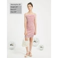 thumbnail image 5 of Fashionable fluffy suspender dress for girls, new high-value sequined short A-line skirt, suitable for formal and casual occasions for teenagers aged 6-14., 5 of 5