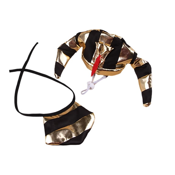 Funny Pharaoh Egyptian Costume for Dog Pet Holiday Accessories Halloween Suitable for Cats and Dogs