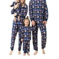 thumbnail image 1 of Qiylii Christmas Family Matching Pajamas Set, Cartoon Reindeer Tops+Pants, 1 of 6