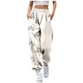 thumbnail image 2 of WILLBEST Pantalones Casuales de Mujer para Uso Diario: Joggers Holgados con Estampado de Halloween, Bolsillos y Cintura Alta con Cordón Ajustable. Sudadera Versátil para Otoño E Invierno. Extra Grande, 2 of 4