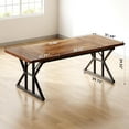 thumbnail image 3 of Tribesigns 70.9-Inch Executive Office Desk, Large Computer Work Desk for Home Office (Brown & Black), 3 of 5