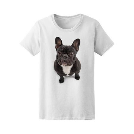French Bulldog Merchandise - Black French Bulldog Tee Women's -Image by Shutterstock