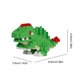 thumbnail image 2 of Bloques de construcción de dinosaurios, regalos para niños, bolsas de regalo (verde), 2 of 7