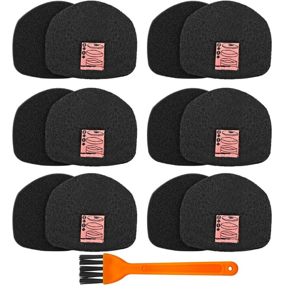 6 Pack Replacement Filters Compatible with Shark CH951 UltraCyclone Pet Pro Plus Cordless Handheld Vacuum - Foam Felt Filter Set for Shark CH901 CH950 CH951C CH900WM - XL Dust Cup Replacement Parts
