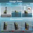 thumbnail image 5 of FLUENTPOWER 3/4 HP Submersible Utility Pump, 3000 GPH, Manual Control, 16.4 ft Cord, for Pool and Basement Draining, 5 of 11
