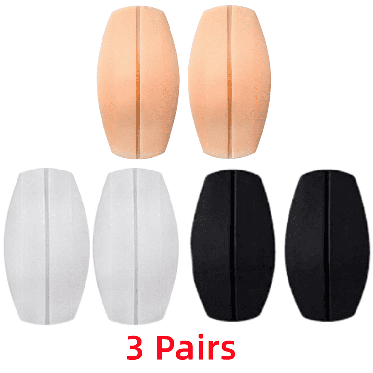 Newvent 2 Pair Women's Soft Silicone Bra Strap Cushions Holder