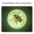 thumbnail image 2 of 4 PCS Bees Pattern Crystal Glass Round Cabinet Knob Drawer Pull Handle Glowing in The Dark for Kitchen, Cupboard, Dresser, Wardrobe, etc, 2 of 7