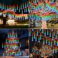 thumbnail image 6 of Meteor Shower Lights Outdoor, 10 Tubes 200 LED Falling Rain Drop Lights, Christmas Light for Holiday Party Decoration (Multicolor), 6 of 9