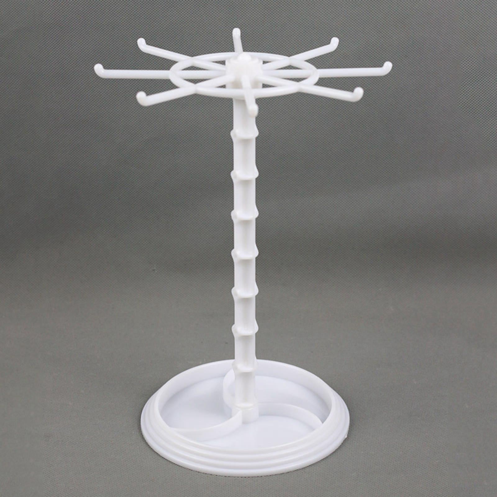 Segolike Jewelry Organizer Hanging Rack/rotating Jewelry Display Stand/jewelry Hanger Necklace Holder/for Dresser Watch Counter Bathroom , Tall White