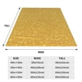 thumbnail image 3 of Zufioo Gold Shiny Fleece Blanket Queen Size,Plush Bed Blanket,Ultra Soft Throw Blanket,Plush Fuzzy Cozy Blanket Perfect for Bed,Couch-50"x40", 3 of 7